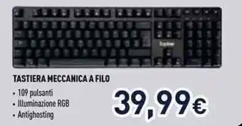 Unieuro Tastiera meccanica a filo offerta