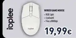 Unieuro Wired Game Mouse Ioplee offerta