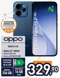 Unieuro Oppo Reno15 F 5G offerta