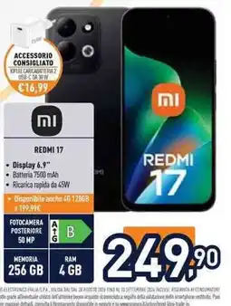 Unieuro Redmi 17 offerta