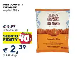 Esselunga Mini cornetti Tre Marie offerta
