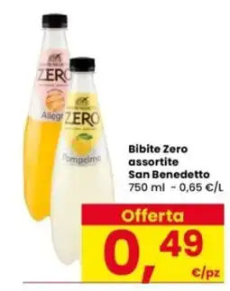 Interspar Bibite Zero assortite San Benedetto offerta