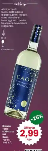 Interspar Caos Bianco Terre d'Abruzzo IGT offerta