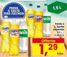 Interspar Fanta o Sprite assortite offerta