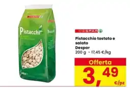 Interspar Pistacchio tostato e salato Despar offerta