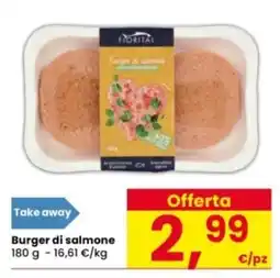 Interspar Burger di salmone offerta