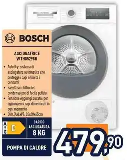 Unieuro Asciugatrice Bosch offerta