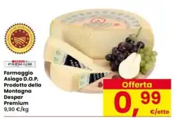 Interspar Formaggio Asiago D.O.P. Despar Premium offerta