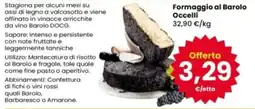 Interspar Formaggio al Barolo Occelli offerta