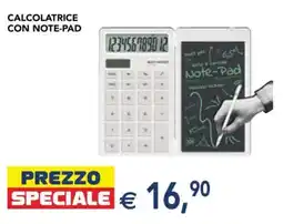 Esselunga Calcolatrice con note-pad offerta