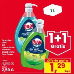 Interspar Detersivo piatti gel concentrato Dual Power offerta
