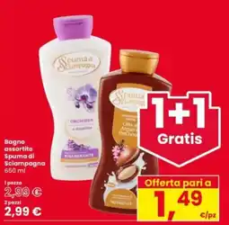 Interspar Bagno assortito Spuma di Sciampagna offerta