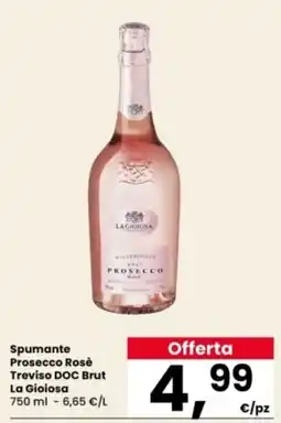 Interspar Spumante Prosecco Rosè La Gioiosa offerta