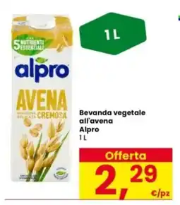 Interspar Beveranda vegetale all'avena Alpro offerta
