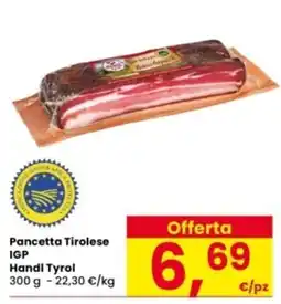 Interspar Pancetta Tirolese IGP Handl Tyrol offerta