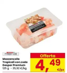 Interspar Mazzancolle Tropicali con coda Despar Premium offerta