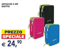 Esselunga Astuccio 3 zip Giotto offerta