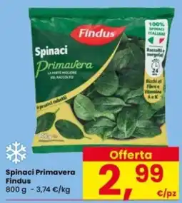 Interspar Spinaci Primavera Findus offerta