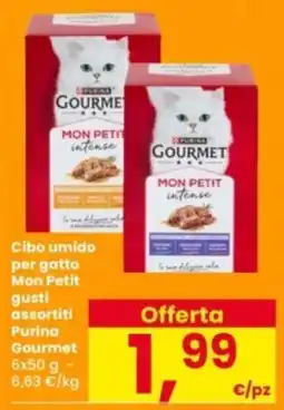 Interspar Cibo umido per gatto Mon Petit gusti assortiti Purina Gourmet offerta