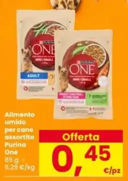 Interspar Alimento umido per cane assortito Purina One offerta