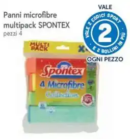 IperFamila Panni microfibra multipack Spontex offerta