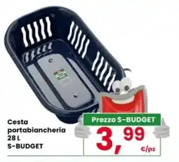 Interspar Cesta portabiancheria S-BUDGET offerta