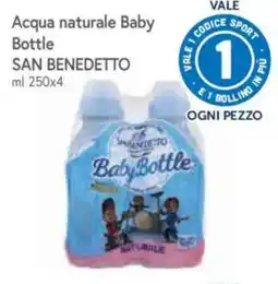 IperFamila Acqua naturale Baby Bottle SAN BENEDETTO offerta