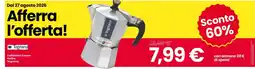 Interspar Caffettiera 2 tazze Italiana Tognana offerta