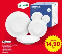 Interspar Servizio piatti Pearl Wide Kasaviva offerta