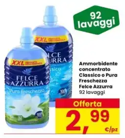 Interspar Ammorbidente concentrato Felce Azzurra offerta