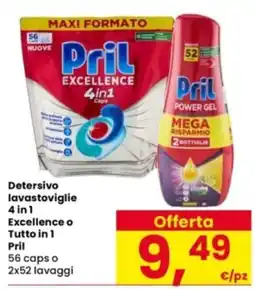 Interspar Pril Detersivo lavastoviglie 4 in 1 offerta