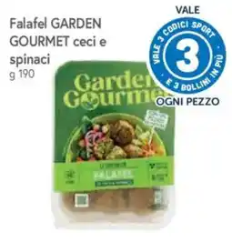 Galassia Falafel GARDEN GOURMET ceci e spinaci offerta