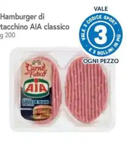 Galassia Hamburger di tacchino AIA classico offerta