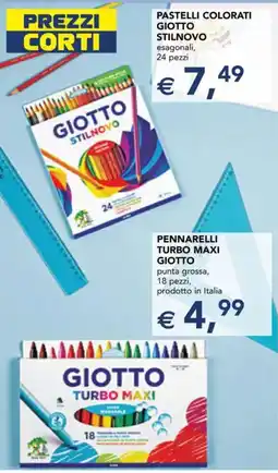 Esselunga Pastelli colorati Giotto Stilnovo offerta