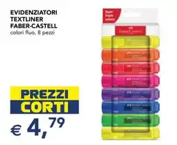 Esselunga Evidenziatori Textliner Faber-Castell offerta