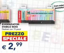 Esselunga Evidenziatori Stabilo Boss offerta