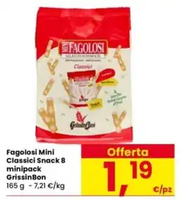 Interspar Fagolosi Mini Classici Snack GrissinBon offerta