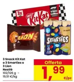 Interspar Kit Kat o Smarties o Lion Nestlé offerta
