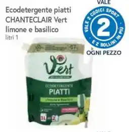Galassia Ecodetergente piatti Chanteclair Vert limone e basilico offerta