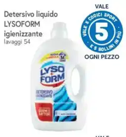 Galassia Detersivo liquido LYSOFORM igienizzante offerta