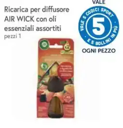 Galassia Ricarica per diffusore AIR WICK con oli essenziali assortiti offerta