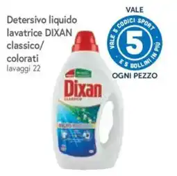 Galassia Detersivo liquido lavatrice Dixan classico offerta