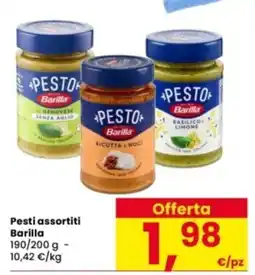 Interspar Pesti assortiti Barilla offerta