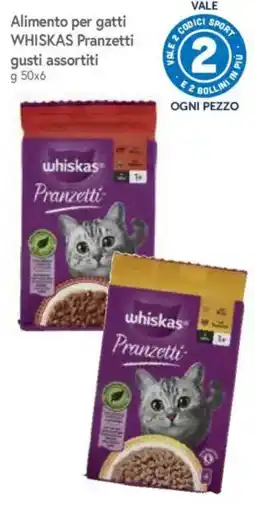 Galassia WHISKAS Pranzetti offerta