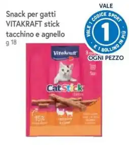 Galassia Snack per gatti Vitakraft stick tacchino e agnello offerta