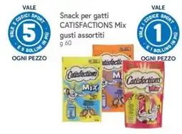Galassia Snack per gatti CATISFACTIONS Mix offerta
