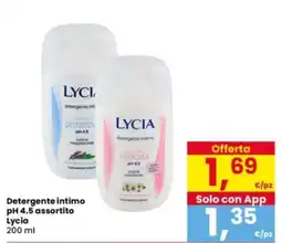 Interspar Detergente intimo pH 4.5 assortito Lycia offerta