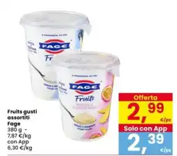 Interspar Fruits gusti assortiti Fage offerta