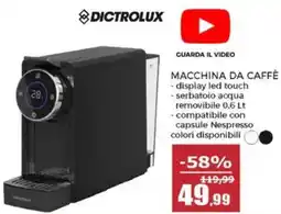 Happy Casa Macchina da caffè Dictrolux offerta