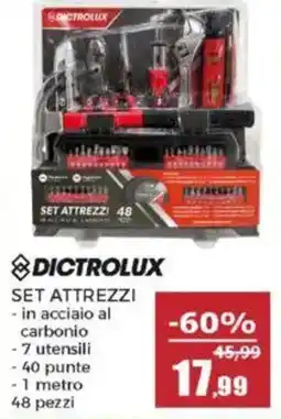 Happy Casa Dictrolux set attrezzi offerta
